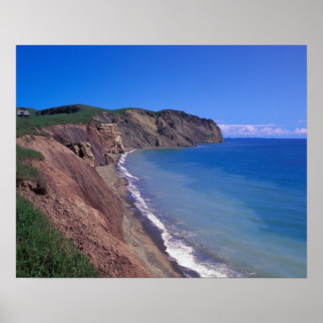 Poster Canada, Québec, Îles de la Madeleine, Cap Alright  (Devant)