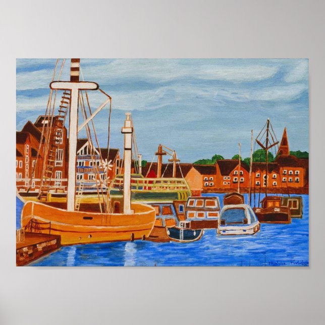 Poster Canal Exeter (Devant)