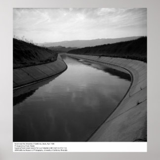 Poster Canal près de UC Davis, 1966