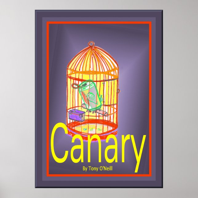 Poster Canary par Tony O'Neill (Devant)