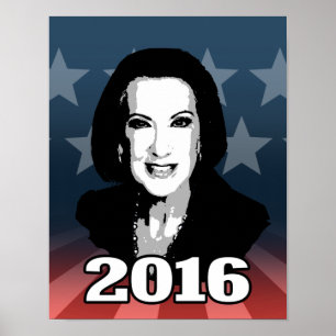 POSTER CANDIDAT À CARLY FIORINA 2016