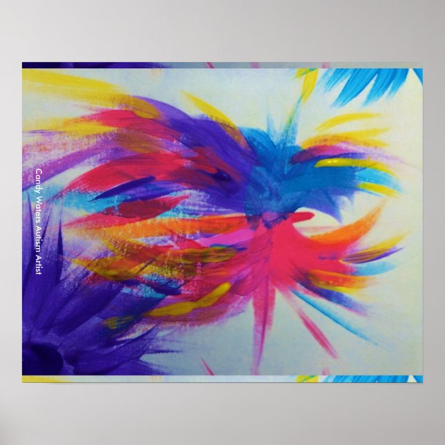 Poster Candy Waters Artiste de l'autisme (Devant)