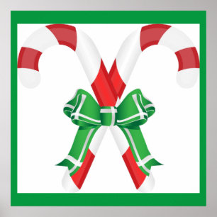 POSTER CANDYCANS DE NOËL