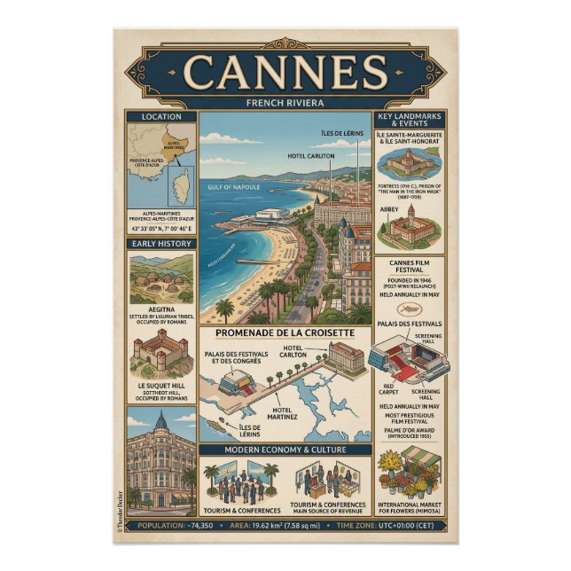Poster Cannes  (Devant)