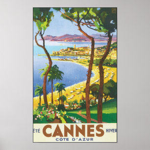 Poster Cannes Côte d'Azur