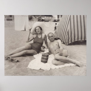 Poster Cannes, France dans les années 30