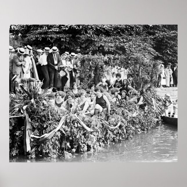 Poster Canoë Regatta et Carnaval : 1924 (Devant)