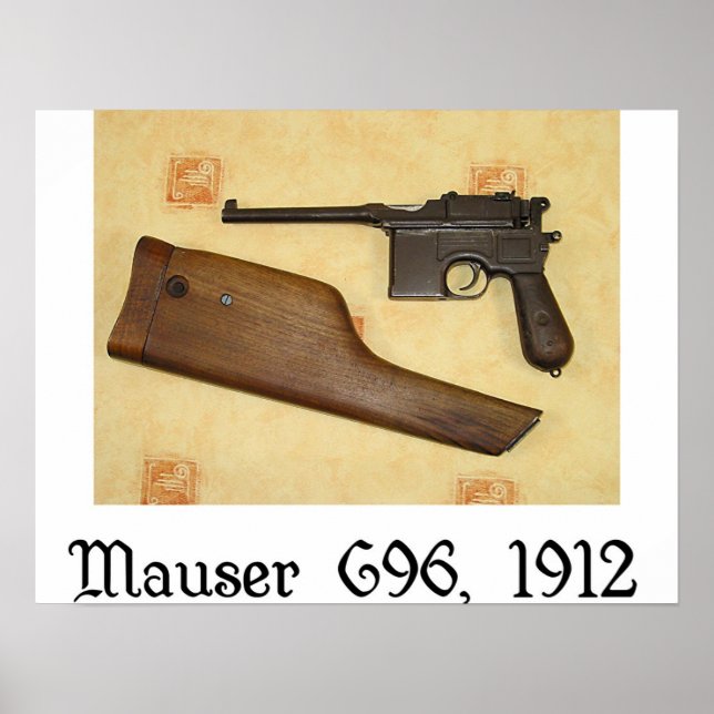 Poster canons classiques - Mauser C96 (Devant)