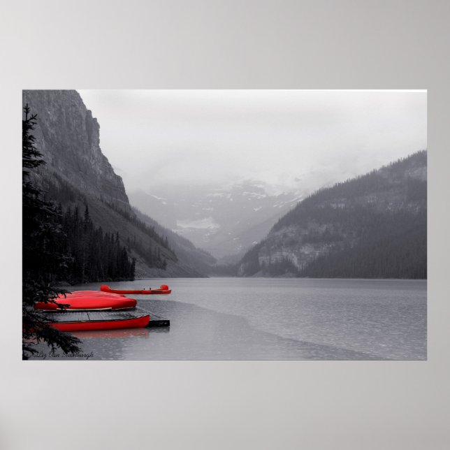 Poster Canots rouges (Devant)