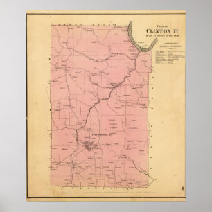 Poster Canton de Clinton