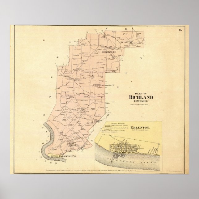 Poster Canton de Richland (Devant)