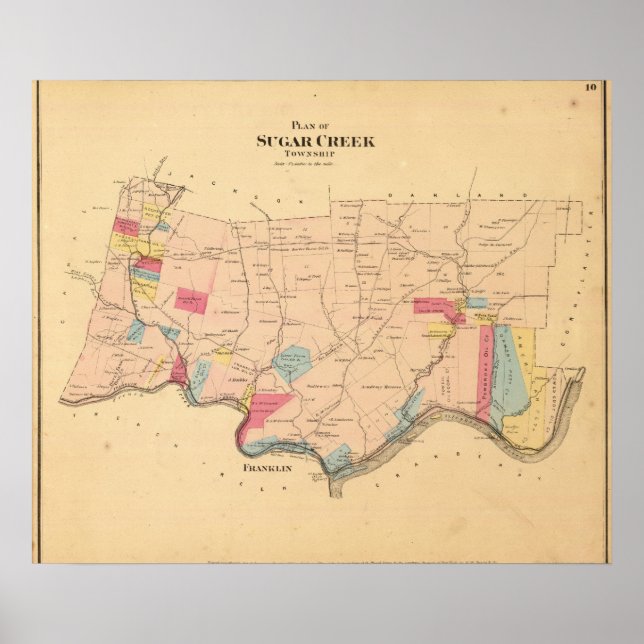 Poster Canton de Sugar Creek (Devant)