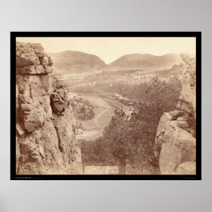 Poster Canyon Echo vu par Sioux Pass SD 1891