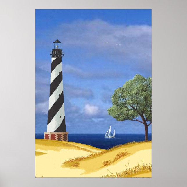 Poster Cape Hatteras Lighthouse (Devant)