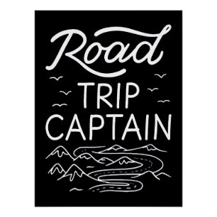 Poster Capitaine de road trip I - Pilote de VR Vacances C