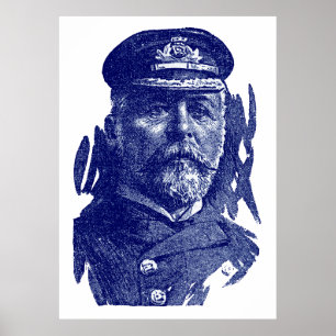Poster Capitaine John Smith, HMS Titanic