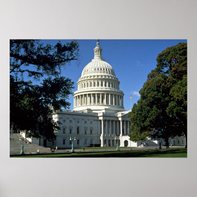 Poster Capitol Building, Washington, D.C., USA (Devant)