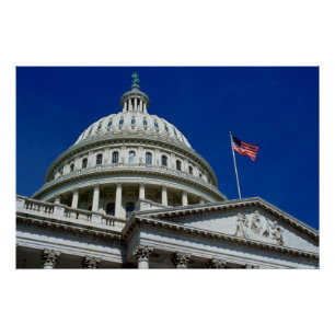 Poster Capitol Building, Washington, USA