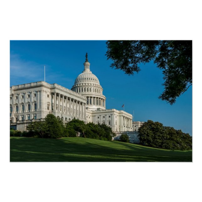 Poster Capitol Building West View (Devant)