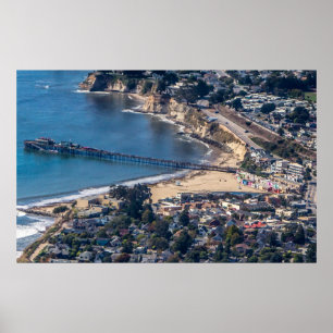 Poster Capitola Village California D'en haut Imprimer