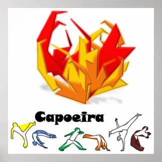 poster capoeira fogo ax