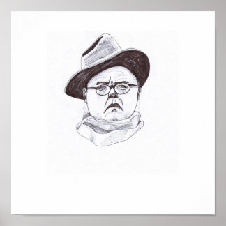 Poster Capote Truman EXCLUSIF "En encre froide"