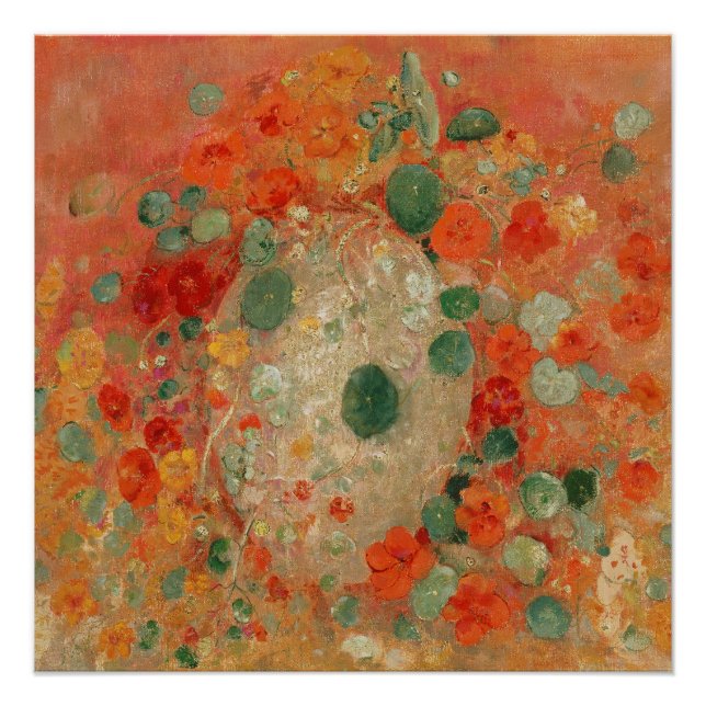 Poster Capucines par Odilon Redon (Devant)