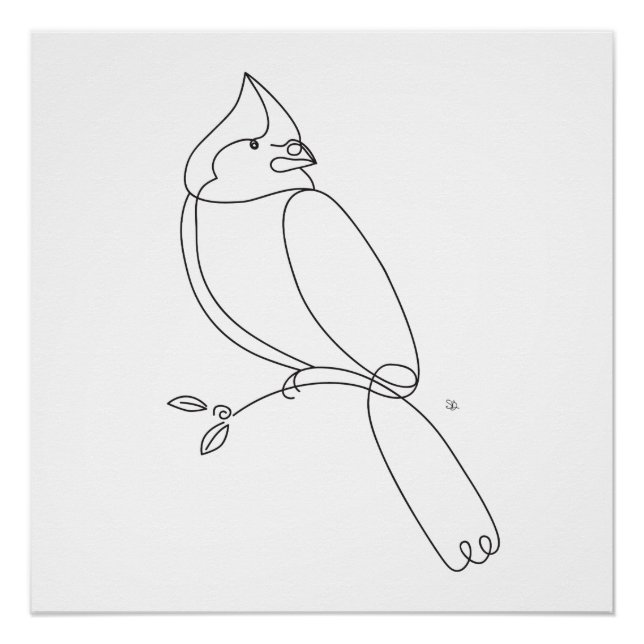 Poster Cardinal (Devant)