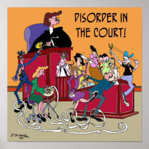 Poster Caricature de droit 6553