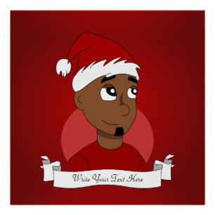 Poster Caricature de Noël
