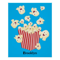 Caricature de pop-corn drôles
