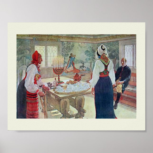 Poster Carl Larsson En Bergman Stuga (Devant)