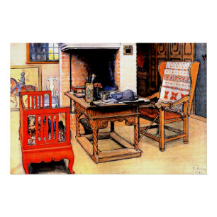 Poster Carl Larsson - Peek-a-Boo