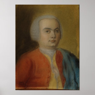 Poster Carl Philipp Emanuel Bach, c.1733