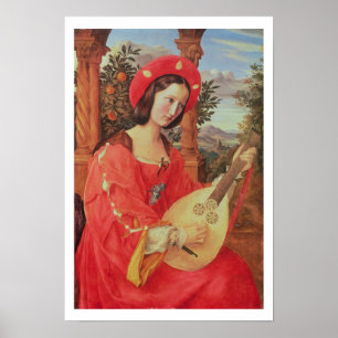 Poster Carla Bianca von Quandt, c.1820 (huile sur toile)