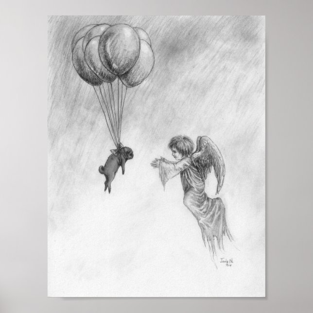 Poster Carlin et ange (Devant)