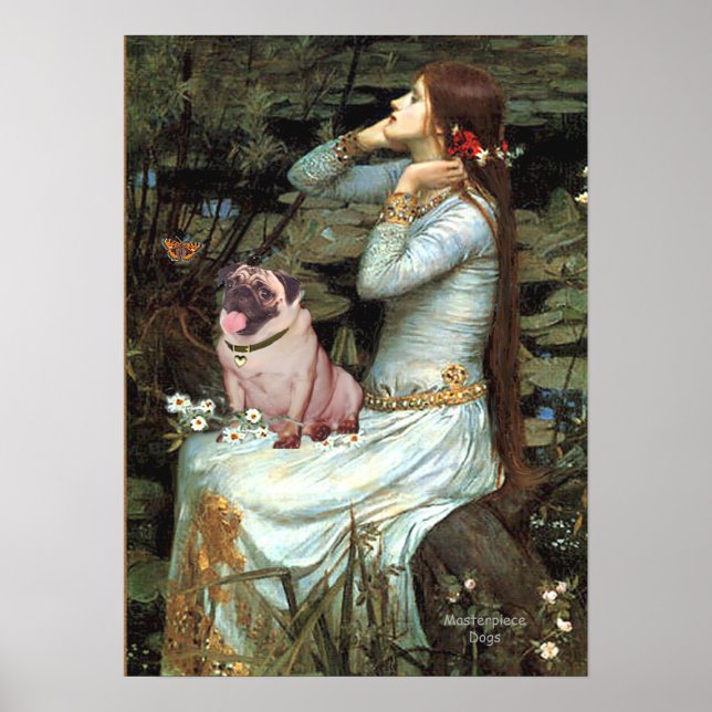 Poster Carlin (fauve 2) - Ophélie assise (Devant)