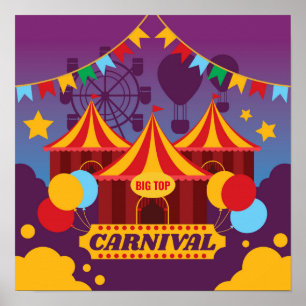 Poster - Carnaval Big Top Tente