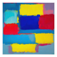 "Carnaval de Cobalt" Art Abstrait