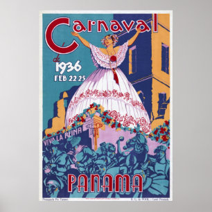 Poster Carnaval de Panama