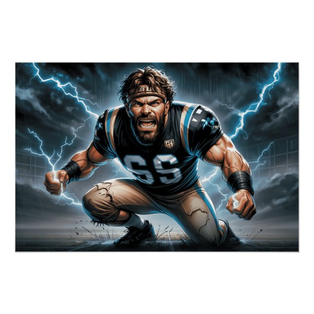 Poster Carolina Panthers 6 (Devant)