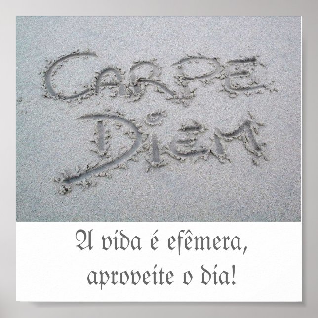 Poster Carpe Diem (Devant)