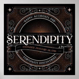 Poster Carré Serendipity (24x24)