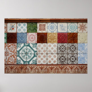 Poster Carreaux portugais