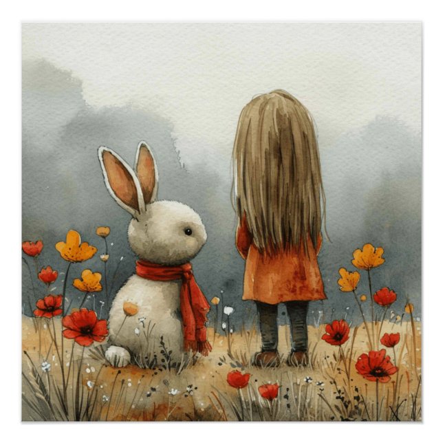 Poster Carrousel Cottontail : Un peu de caprice de lapin (Devant)