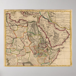 Poster Carte africaine
