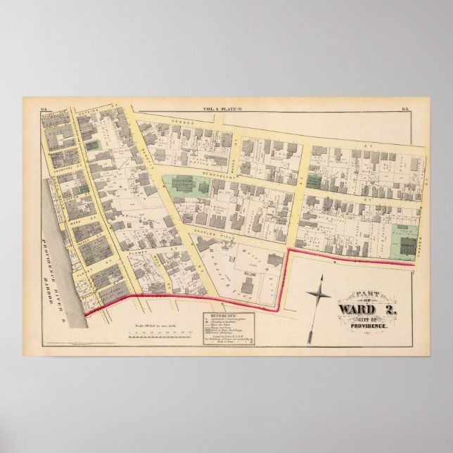 Poster Carte Atlas de la première église congrégationnell (Devant)
