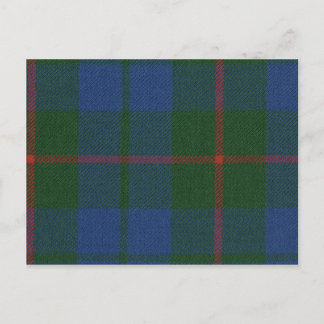 Poster Carte Barclay Chasse Tartan antique