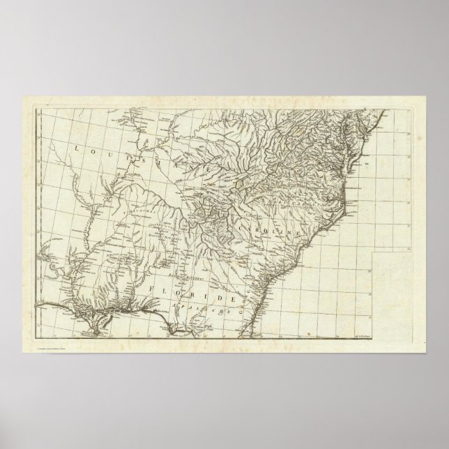 Poster Carte canadienne (Devant)