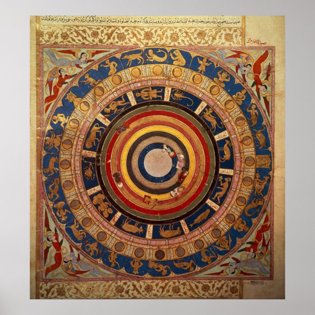 Poster Carte céleste, de 'Zubdet ut Teverih' par (Devant)